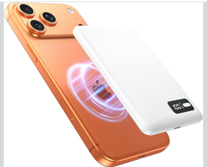 Bolvunes MagSafe-Powerbank 5.000 mAh mit Qi2 und Digitalanzeige
